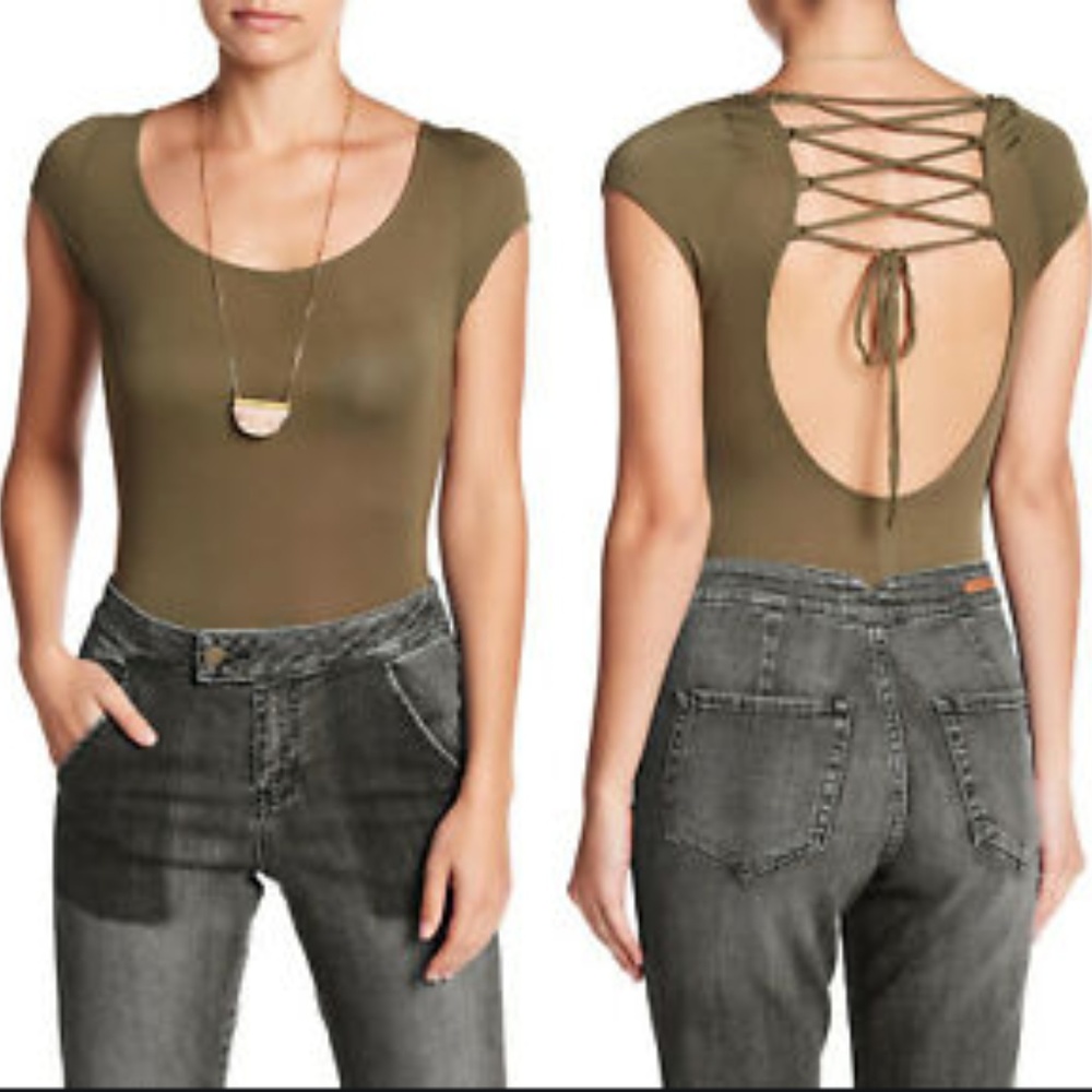 Free People All About the Back Bodysuit